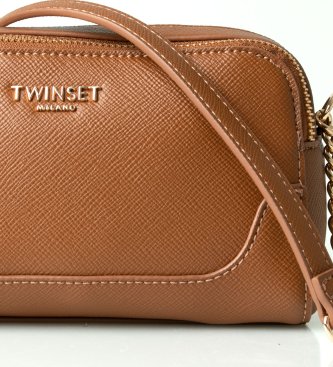 Twinset Borsa Tracolla Camera marrone