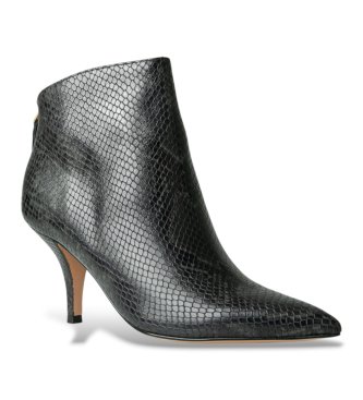Twinset Botines efecto serpiente negro