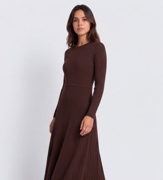 Twinset Vestito incrociato marrone