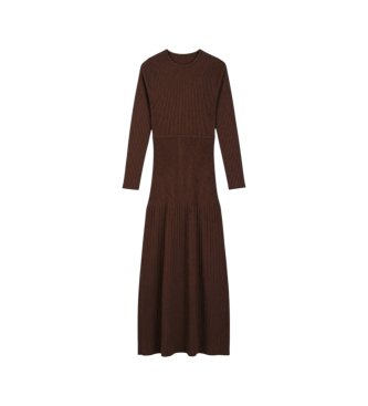 Twinset Vestito incrociato marrone