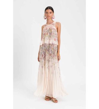 Twinset Langes Kleid Abito mehrfarbig