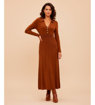 Twinset Brown long dress