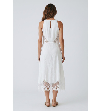 Twinset White Embroidered Dress