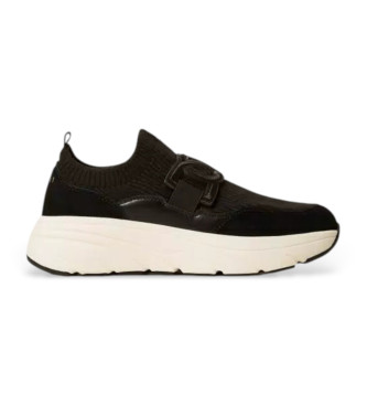Twinset Oval T fabric running shoes black