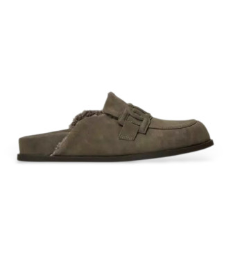 Twinset Sbot grey clogs 