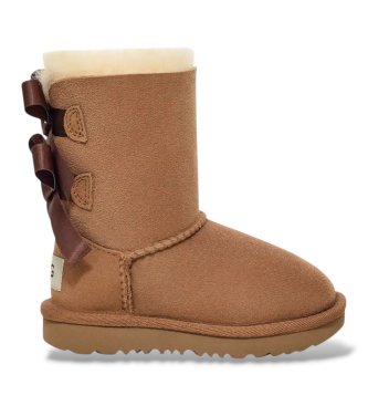 UGG Botas de pele Bailey Bow II castanho