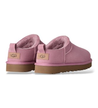 UGG Klassiske Micro-læderstøvler i mauve