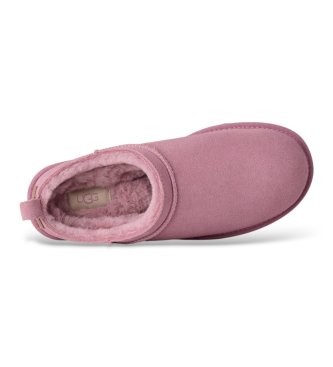 UGG Klassiske Micro-læderstøvler i mauve