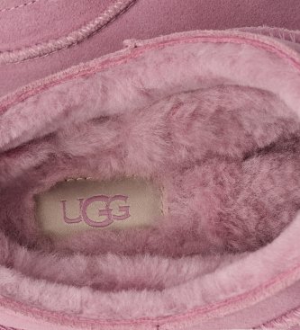 UGG Klassiske Micro-læderstøvler i mauve