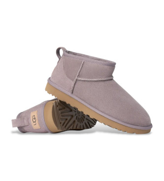 UGG Botas clssicas Ultra Mini em pele lils