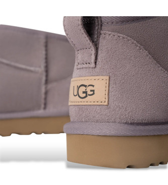 UGG Botas clssicas Ultra Mini em pele lils