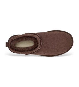 UGG Klassiske Ultra Mini brune lderstvler