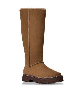 UGG Botas de Pele Uptowner Tall Boot bronze