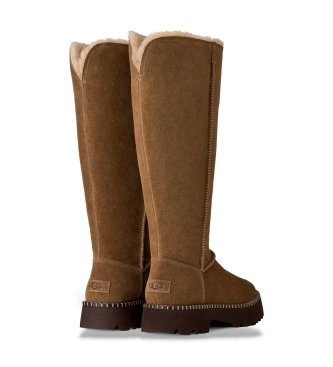 UGG Botas de Pele Uptowner Tall Boot bronze