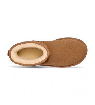 UGG Leren laarzen W Classic Mini bruin