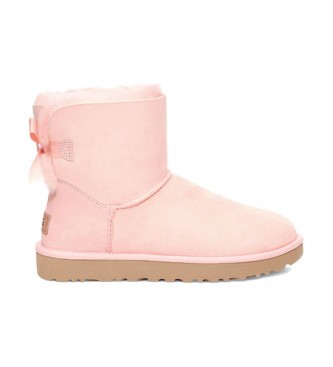 UGG Leather boots W Mini Bailey Bow II pink crystal