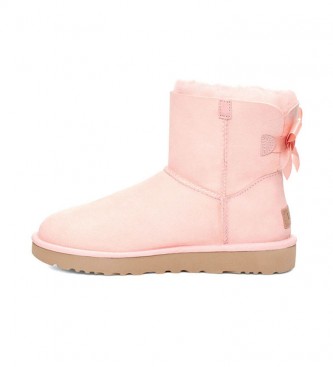 UGG Leather boots W Mini Bailey Bow II pink crystal