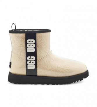 UGG Classic Clear Mini beige ankle boots