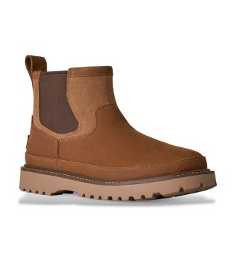 UGG Birch Chelsea-Stiefeletten aus Leder in Braun