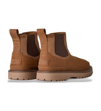 UGG Birch Chelsea-Stiefeletten aus Leder in Braun