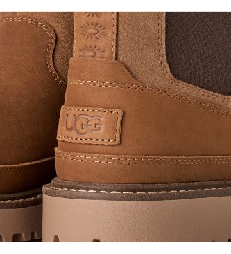 UGG Birch Chelsea-Stiefeletten aus Leder in Braun