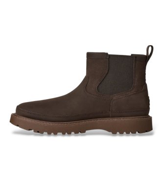 UGG Birch Chelsea Boots aus Leder in Braun