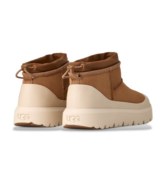 UGG Botines de piel Cl Ultra Mini Weather Hybrid marrn