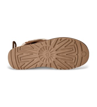 UGG Botins de Pele Classic Heritage Lace-Up castanho