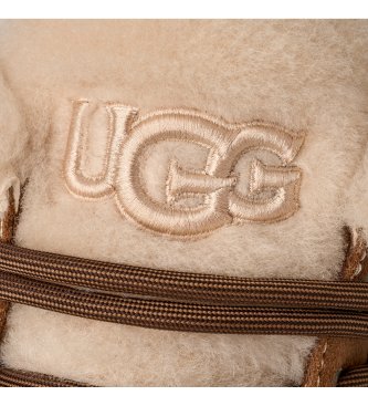 UGG Botins de Pele Classic Heritage Lace-Up castanho