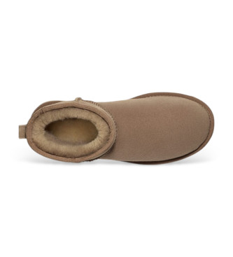 UGG Botines de Piel Classic Mini II marrn