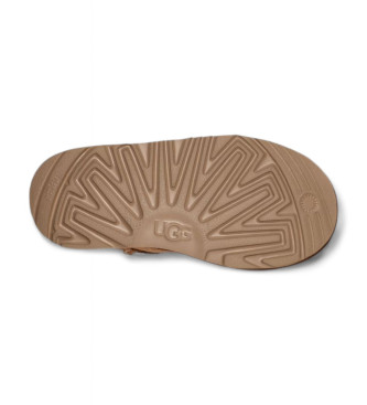 UGG Classic Ultra Mini Leather Booties marron