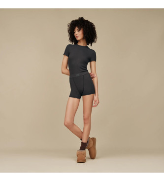 UGG Botines de Piel Classic Ultra Mini Maxi Curly marrn