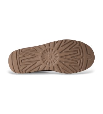UGG Botas de Couro Classic Ultra Mini Spotted marrom