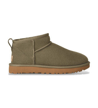 UGG Klassische Ultra Mini Lederstiefeletten grn