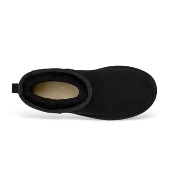 UGG Botines de Piel con plataforma Classic Mini negro