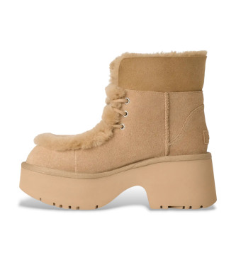 UGG Botines de Piel Esmee beige