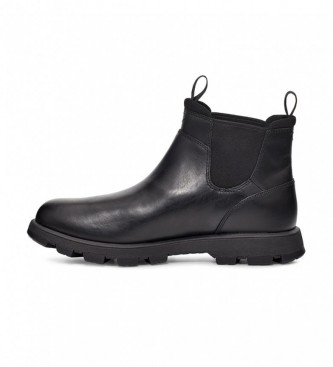UGG Hillmont Chesea leather ankle boots black