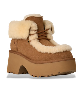 UGG Botines de piel Honour marrn