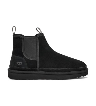 UGG Neumel Chelsea leren enkellaars zwart