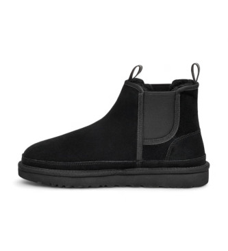 UGG Neumel Chelsea leren enkellaars zwart