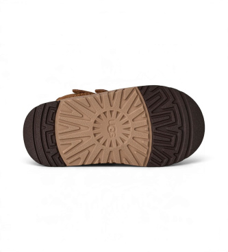 UGG Botins Rennie em pele castanha