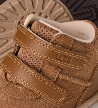 UGG Botins Rennie em pele castanha