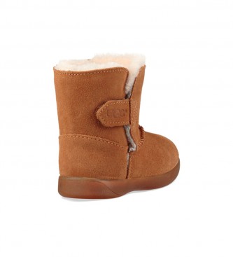 UGG T Keelan brown leather ankle boots