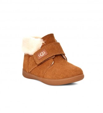 UGG Brown leather ankle boots T Nolen