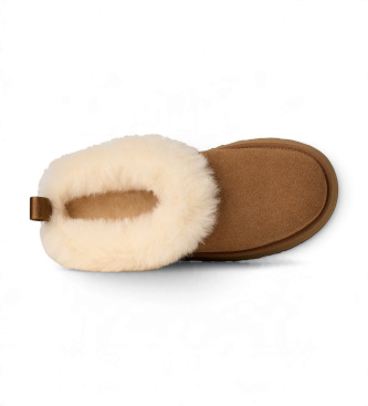 UGG Tazzelle bruin leren enkellaarsjes