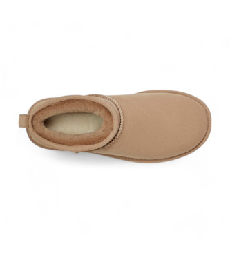 UGG Leather boots W Classic Ultra Mini sand