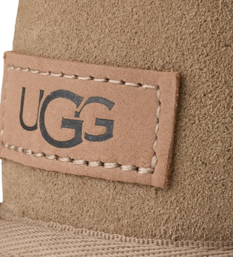 UGG Botines de piel W Classic Ultra Mini arena