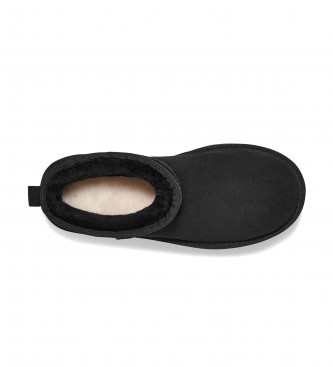 UGG Leather ankle boots W Classic Ultra Mini Platform black