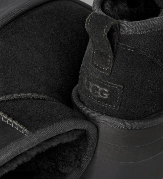 UGG Leather ankle boots W Classic Ultra Mini Platform black