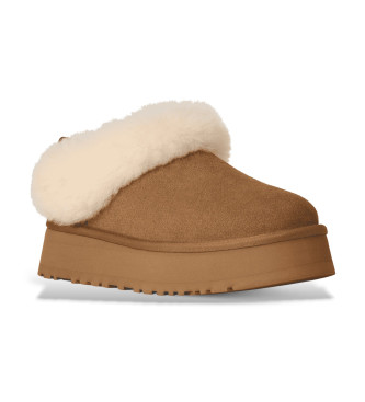 UGG Tazzelle rjavi usnjeni gležnjarji
